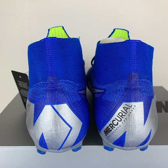 Nike Mercurial Superfly 6 Elite FG Blue Cleats - Picture 3 of 8
